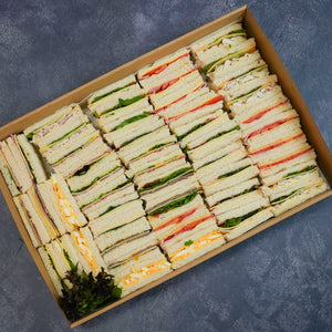 Finger Sandwich Platter - 50 Pairs/Platter