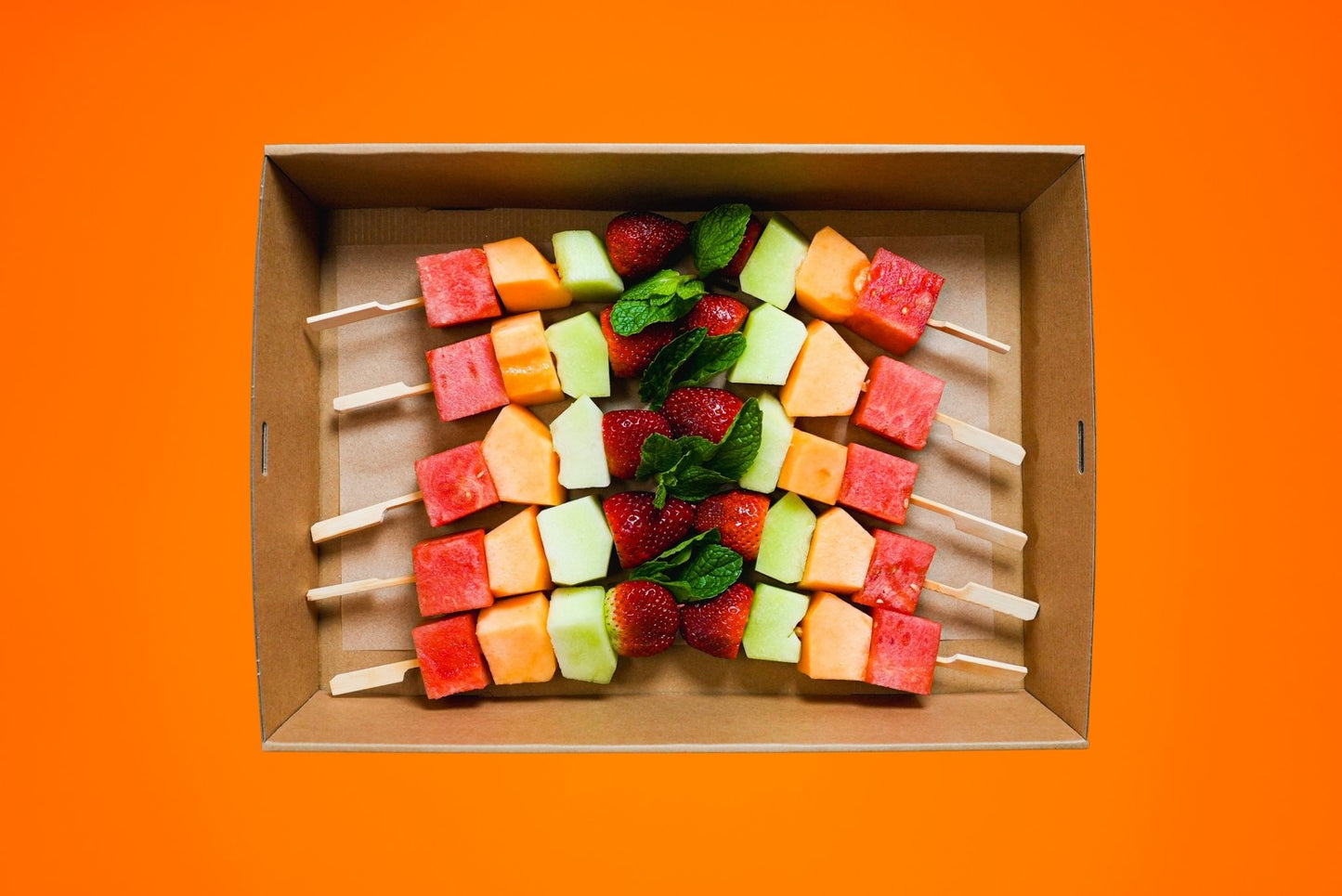 Fruit Skewers Box - 10 skewers/box (GF)(DF)(VGN)(VEG)