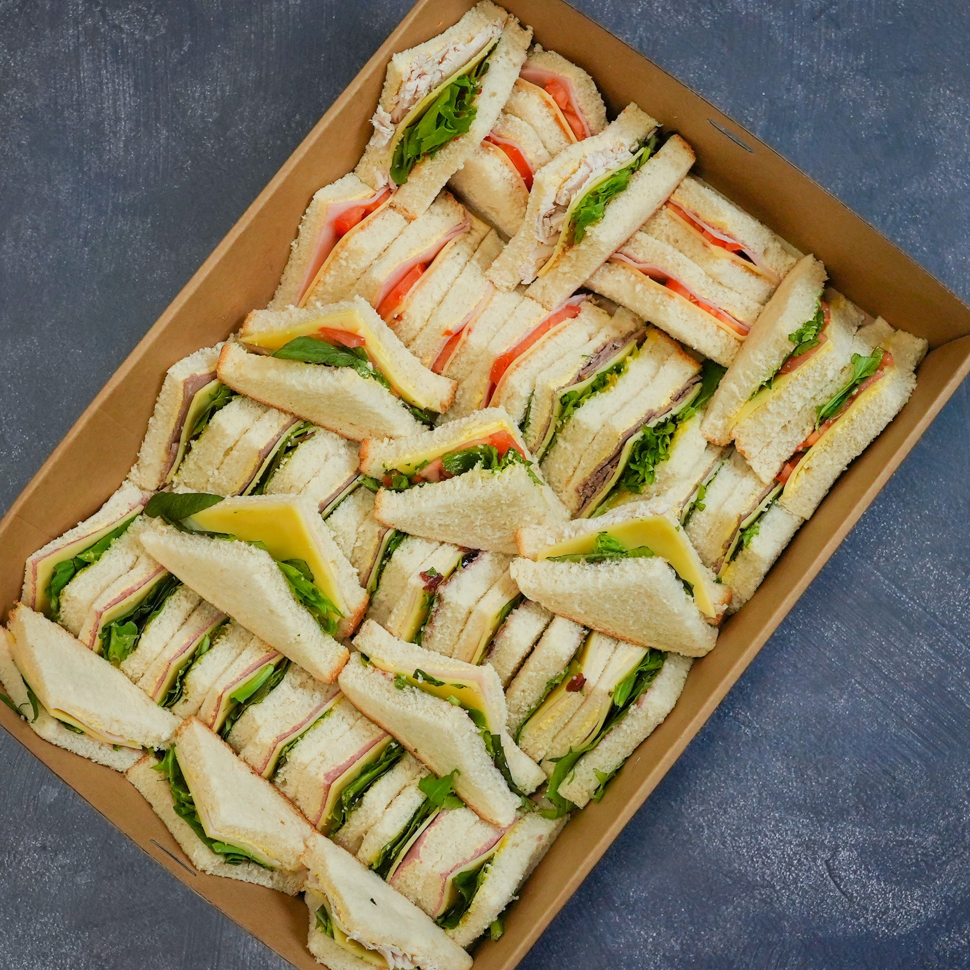 Medium Triangle Sandwich Platter - 36 Points/Platter