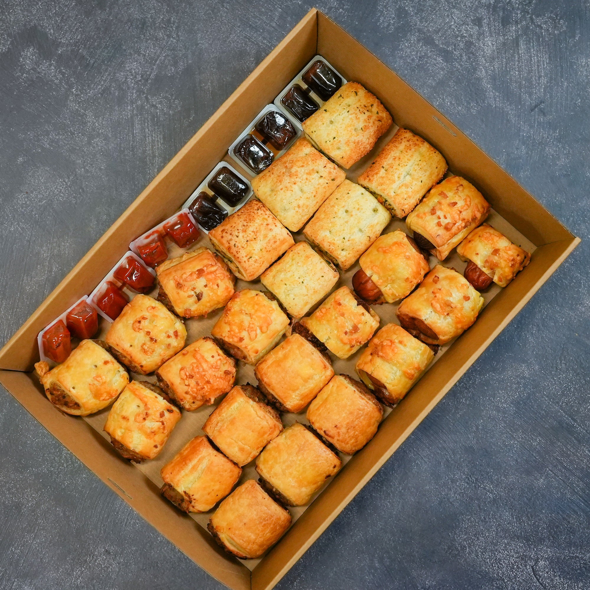Mixed Sausage Rolls Collection - 24 Pieces/Box
