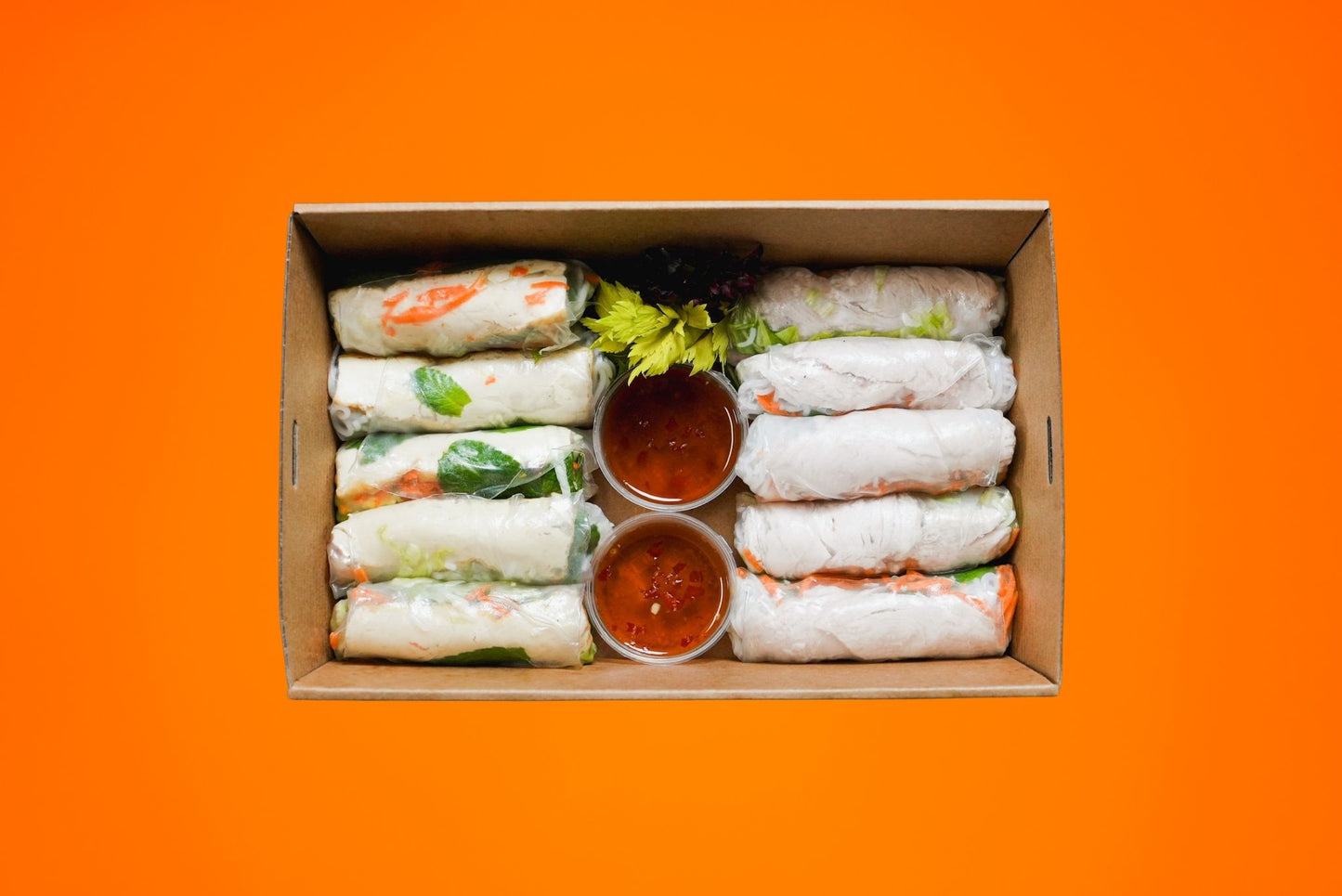 Finger Chicken and Tofu Rice Paper Rolls - 10 Rolls/Box (GF)(DF)