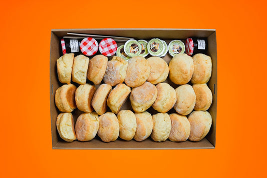 Fresh Baked Butter Milk Scones Box - 24 Scones/Box (VEG)